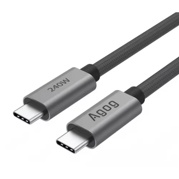 KABEL USB-C MOCNY PRZEWÓD SZYBKIE ŁADOWANIE 5A PRZEWÓD TYP-C 240W PD 3.1